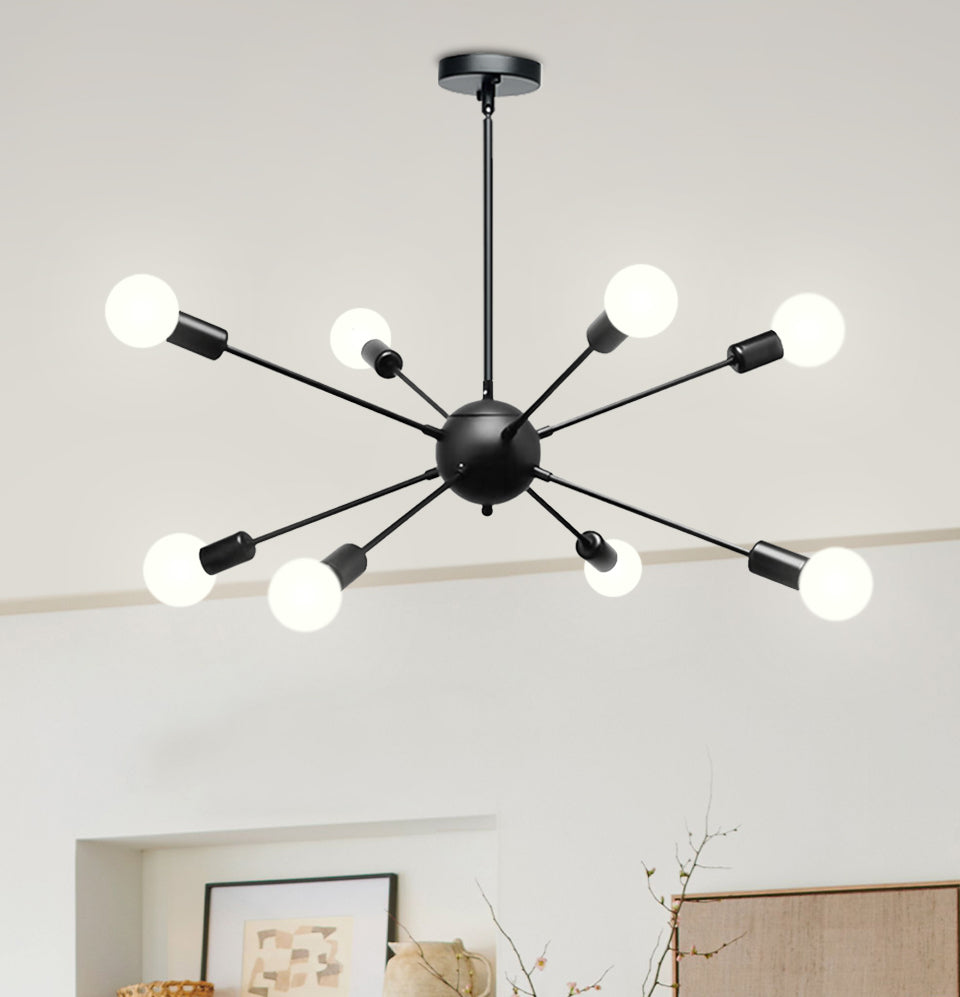 DOPWII Lámpara De Techo Vintage Colgante Industrial 8luces