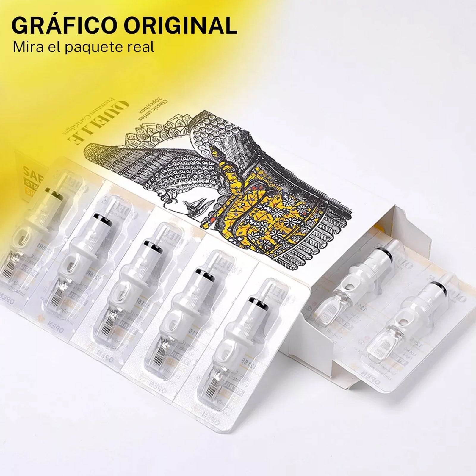 Agujas de tatuaje Cartridge 20Pcs Aguja mixta #12 Redonda Estándar Liner 3RL 5RL 7RL 9RL 11RL