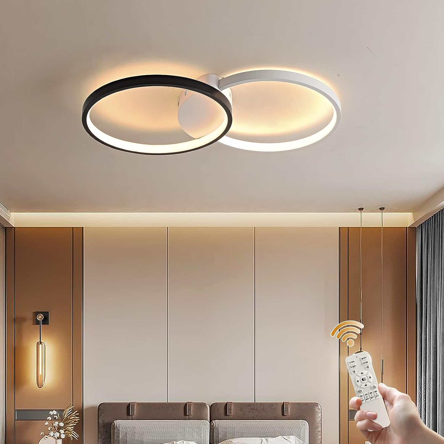 Preventa: La lámpara empotrada en blanco y negro para techos