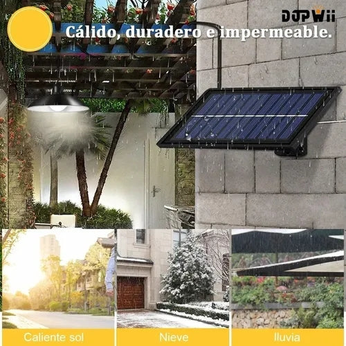 Dopwii Lámpara Solar Exterior Impermeable Cable Para Exteriores 3 M