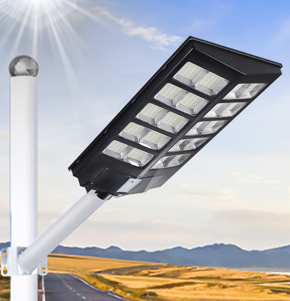 Preventa: 800led Lampara Solar Suburbana Focos Exterior Publico 1000w