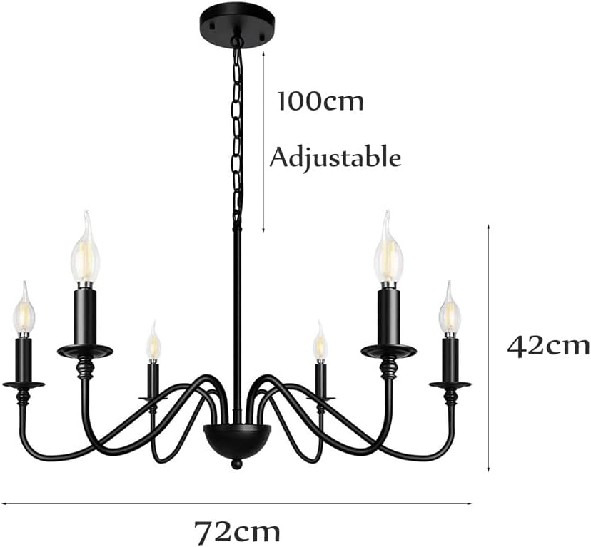 Preventa: Candelabro de Rueda de vagón de 6 Luces