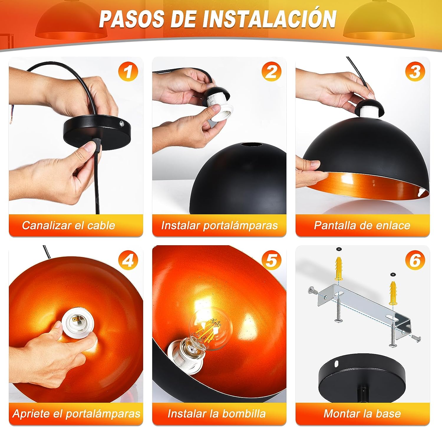 Preventa: 4 Unidades Luz Colgante Industrial