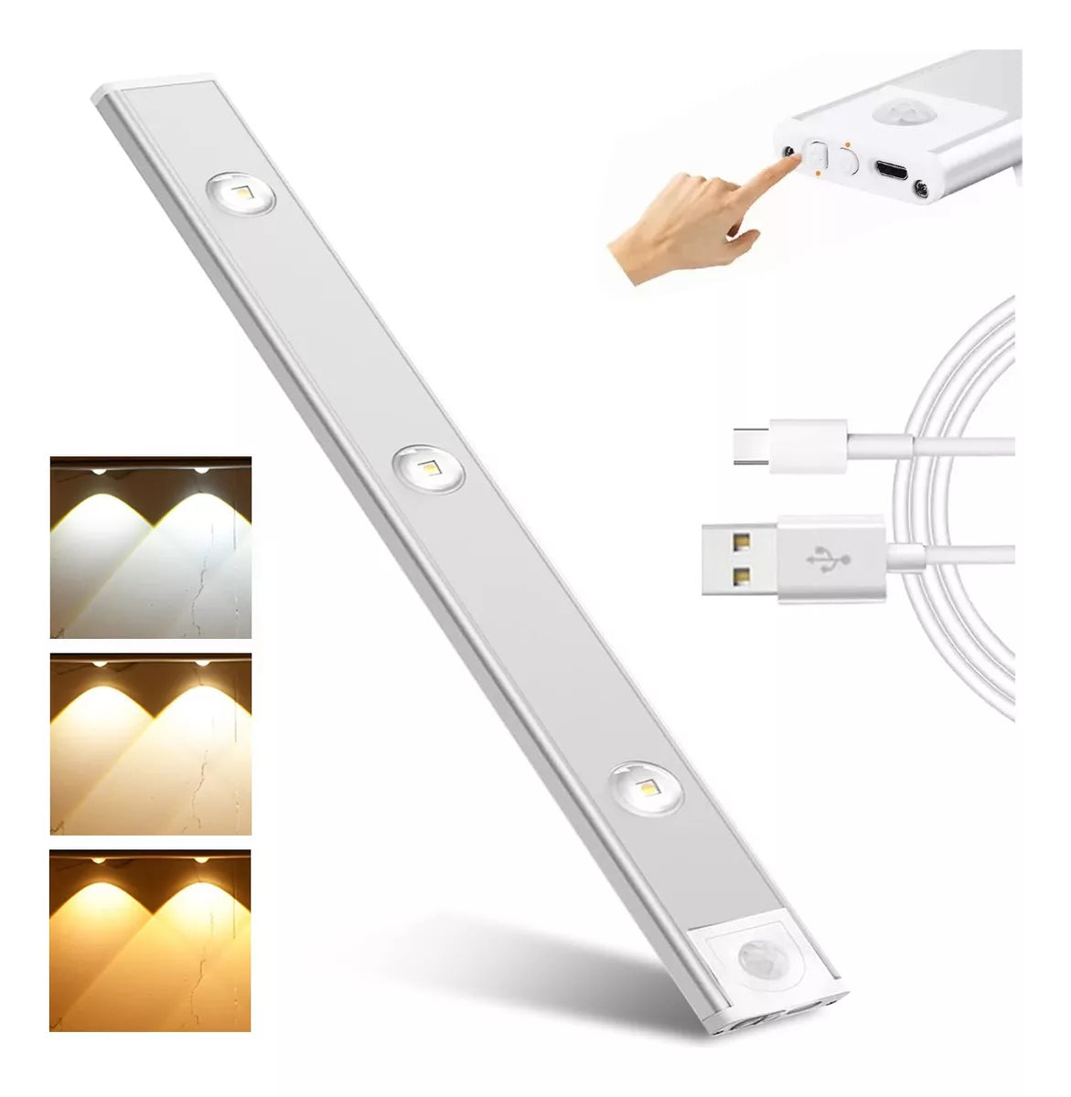 DOPWII Lamparas De Pared Led Inteligentes Interior Con Sensor 40cm