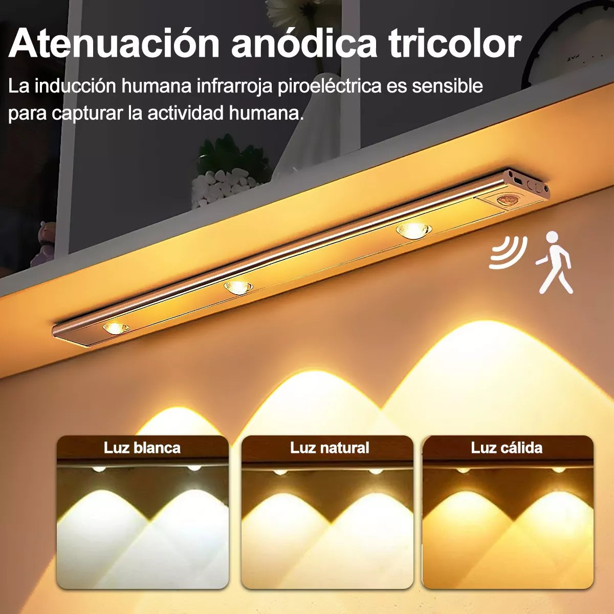 DOPWII Lamparas De Pared Led Inteligentes Interior Con Sensor 40cm